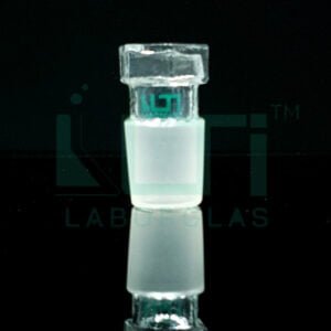 1820-HEXAGONAL STOPPER, SHORT LENGTH FLAT, GROUND HOLLOW