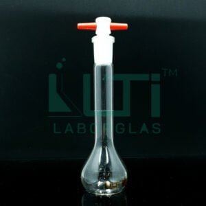2750-CLEAR GLASS VOLUMETRIC FLASK WITH PTFE STOPPER, CLASS A, SERIALIZED WITH INDIVIDUAL CERTIFICATE ASTM E-288