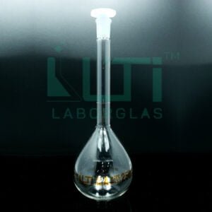 2760-CLEAR GLASS VOLUMETRIC FLASK WITH POLYETHYLENE STOPPER, CLASS A, SERIALIZED WITH INDIVIDUAL CERTIFICATE ASTM E-288