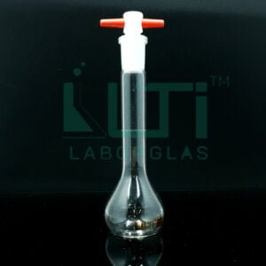 2810-CLEAR GLASS VOLUMETRIC FLASK WITH PTFE STOPPER, CLASS A, UNSERIALIZED WITH BATCH CERTIFICATE ASTM E-288