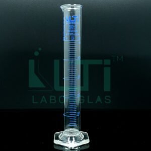 3780-Clear glass, Measuring Cylinder, Low Form, Hex base, Class-B