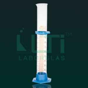 3800-Clear glass, Measuring Cylinder with detachable PE base, Class A with batch certificate