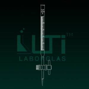 4010-ASTM, CLASS A BURETTE SCHELLBACH STRIPE, SERIALISED AND CERTIFIED, STRAIGHT BORE GLASS KEY STOPCOCK