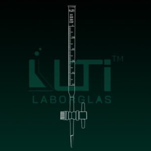 4210-CLEAR GLASS CLASS AS BURETTE, PTFE KEY STOPCOCK WITH INDIVIDUAL CERTIFICATE DIN/ISO, USP