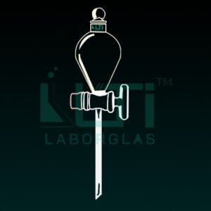 6800-Separating Funnel, Globe (Long Stem) with Glass Stopper, ASTM