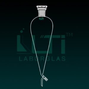6930-Separating Funnel Pear Shape, Needle Valve Stopcock, ISO