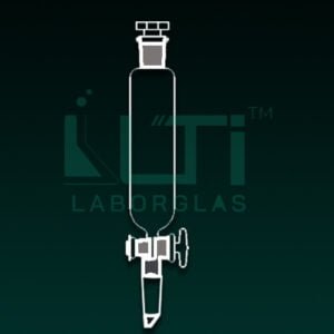 7170-Pressure Equalizing Funnels, Cylindrical, PTFE Stopcock, DIN/ISO
