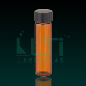 7850-AMBER GLASS, VIALS W/O PRINTING