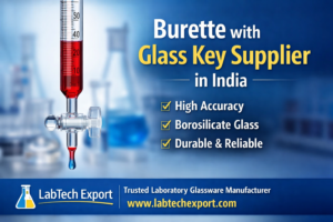 Burette with Glass key supplier